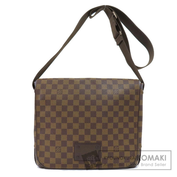 Louis Vuitton Handbags - Louis Vuitton Brooklyn Damier Ebene Brown Shoulder Bag Canvas